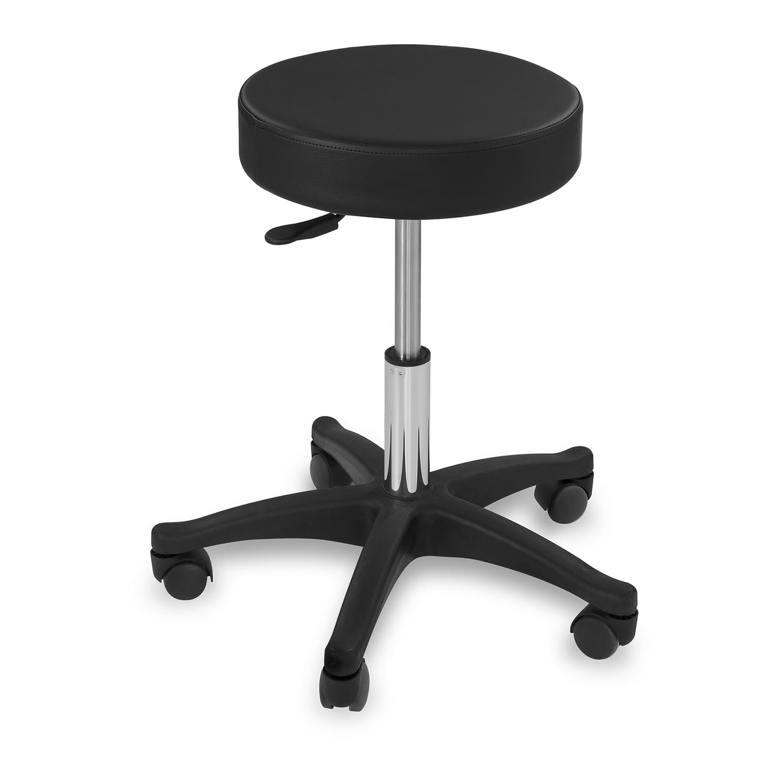 Hoker, taboret obrotowy Aversa czarny