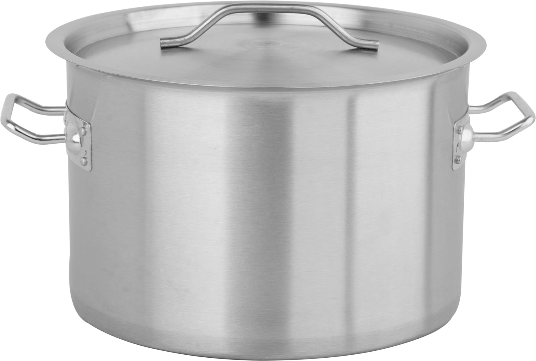 Garnek niski śr. 30cm 14L + pokrywa stal nierdzewna