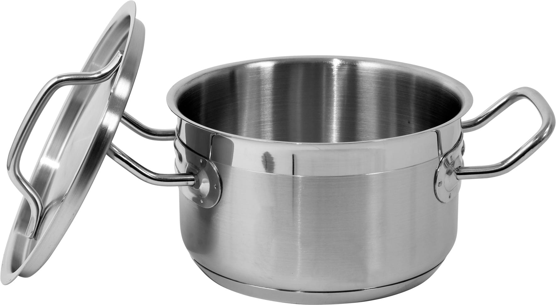 Garnek ze stali nierdzewnej śr. 16cm 1,9L + pokrywa