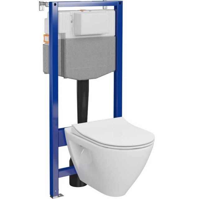 CERSANIT Zestaw podtynkowy AQUA PLUS mechaniczny z miską MILLE PLUS i