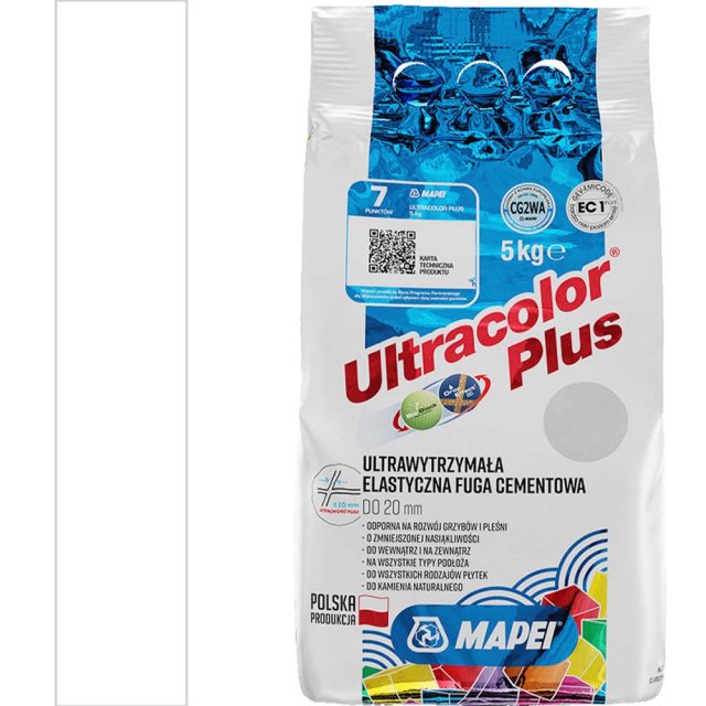 Fuga elastyczna MAPEI ULTRACOLOR PLUS 100 5 kg