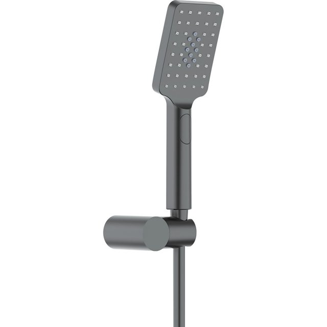 DEANTE Zestaw prysznicowy ALPINIA punktowy titanium NGA_D41K
