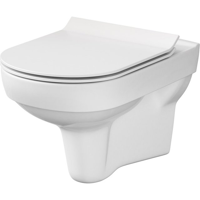 Miska WC podwieszana CITY NEW deska duroplast wolnoopad