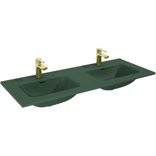 ELITA Umywalka pojedyncza meblowa SKAPPA 120 duo, ceram forest green