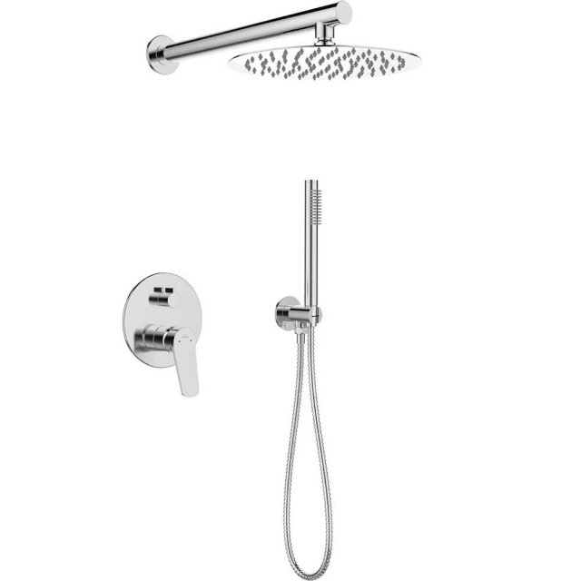INVENA Zestaw prysznicowy podtynkowy ALONIA chrom BS-70-001-V