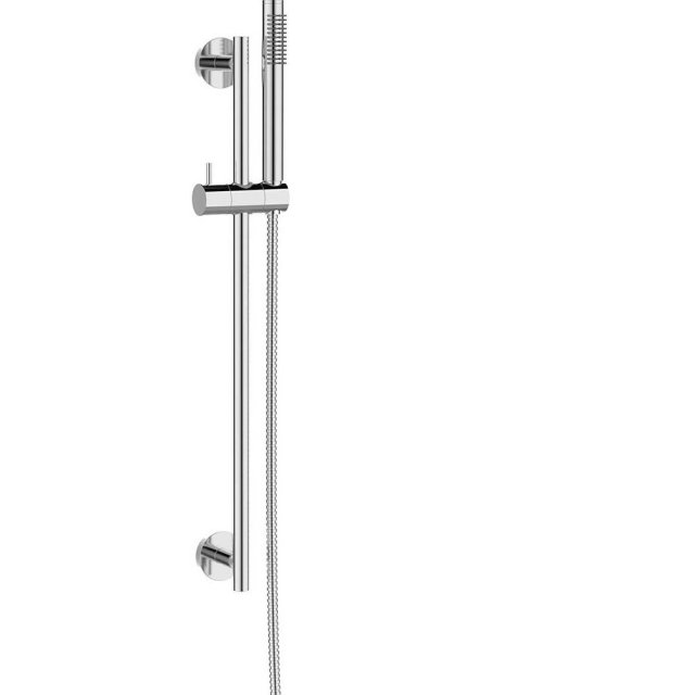 INVENA Zestaw prysznicowy ALONIA z drążkiem chrom AU-70-Z01-V