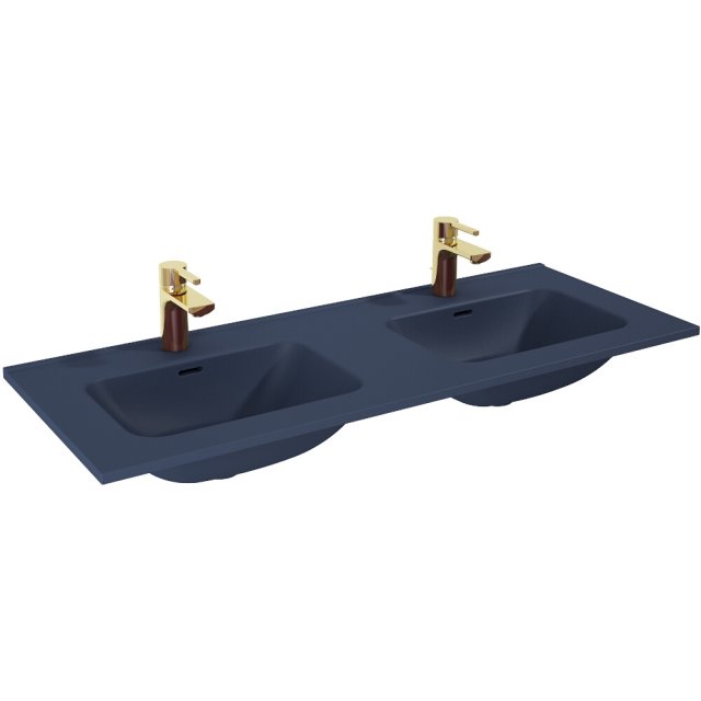 ELITA Umywalka pojedyncza meblowa SKAPPA 120 duo, ceram navy blue mat