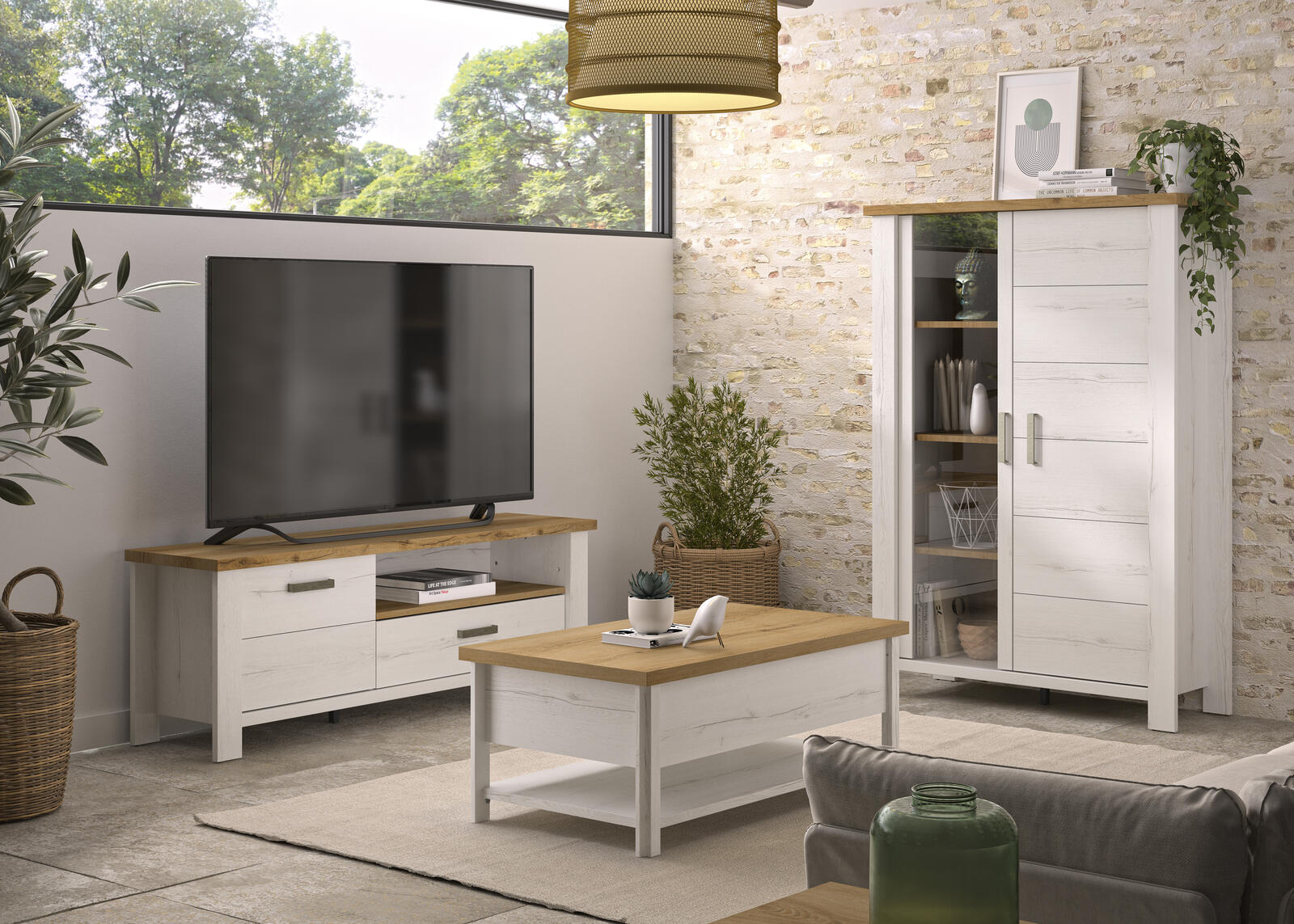 Meble do salonu Manosque - oferta części - Stolik TV Manosque
