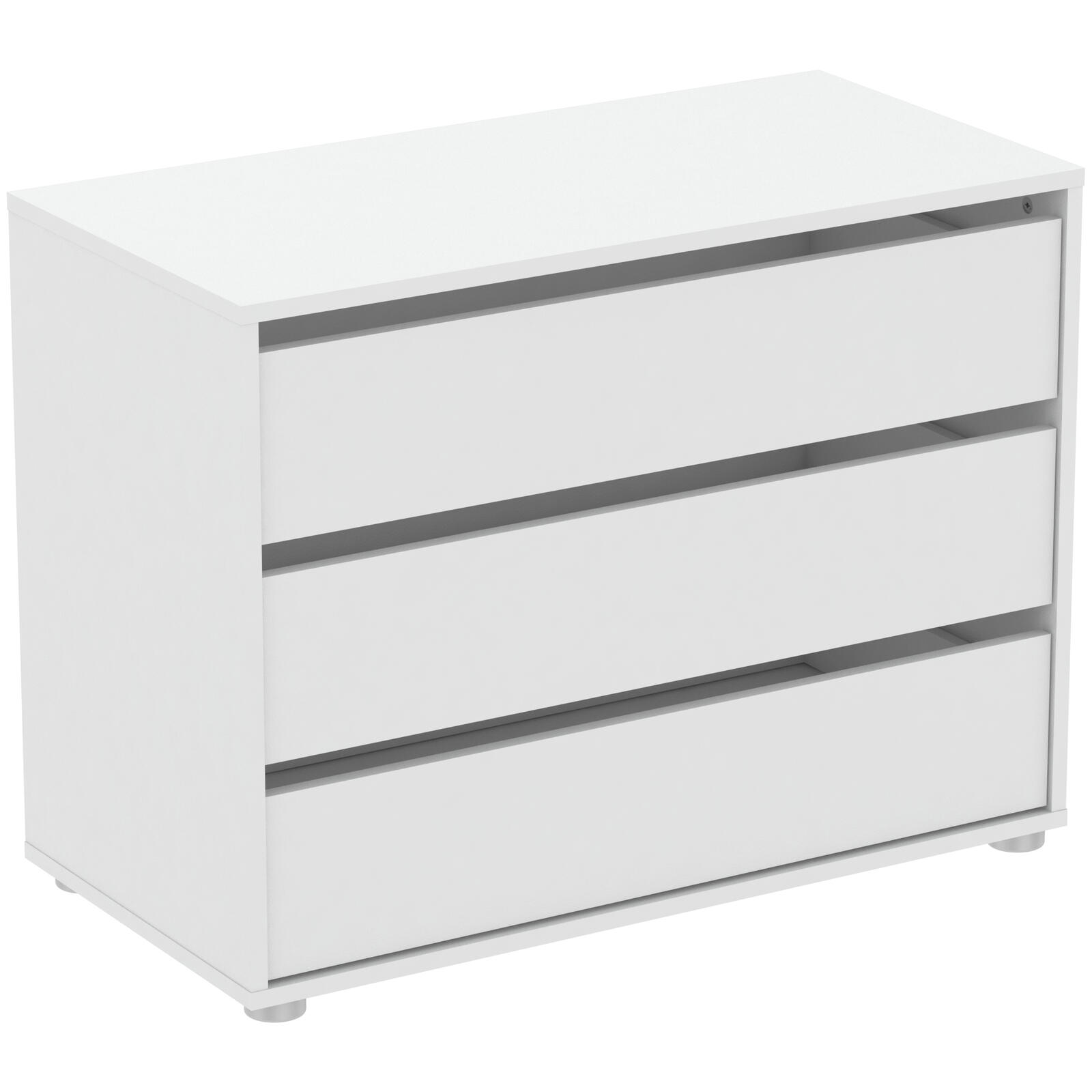 Komoda do garderoby biała Block XL