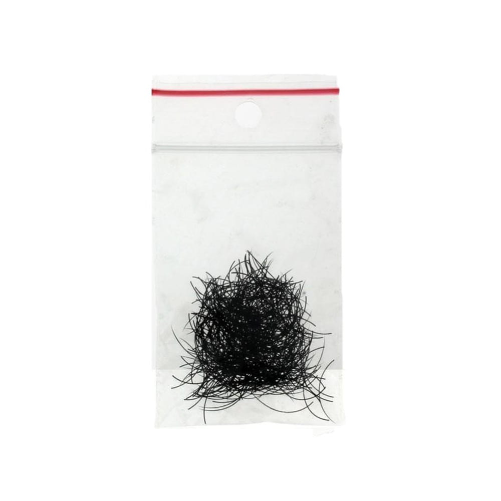 Rzęsy pojedyncze syntetyczne w woreczku 0,25g d 0,30 8 mm