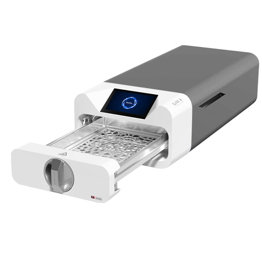 Autoklaw Enbio S LED Light + Filtr Wody GRATIS + Paszport techniczny + Certyfikat Bezpieczeństwa GRATIS szary