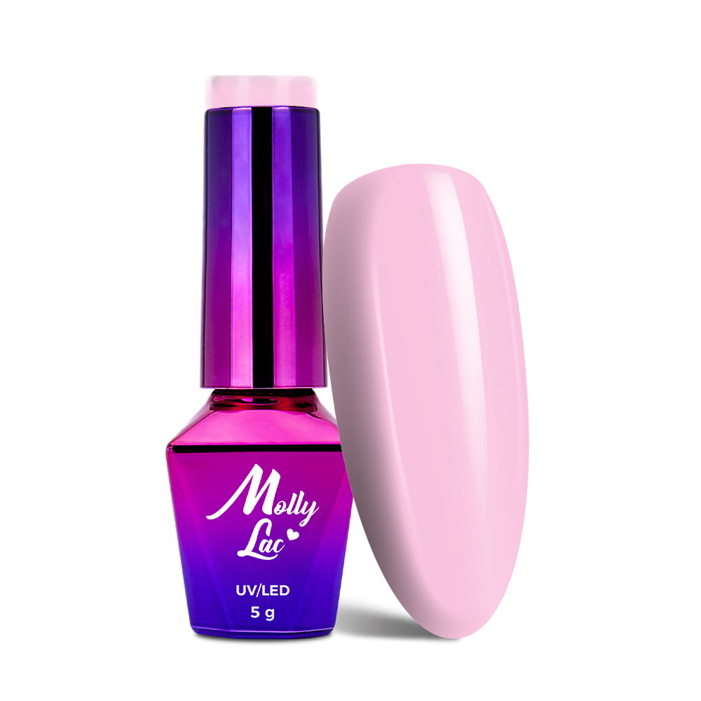 Lakier hybrydowy MollyLac Skin & Make Up Soft Blur 5 g Nr 305