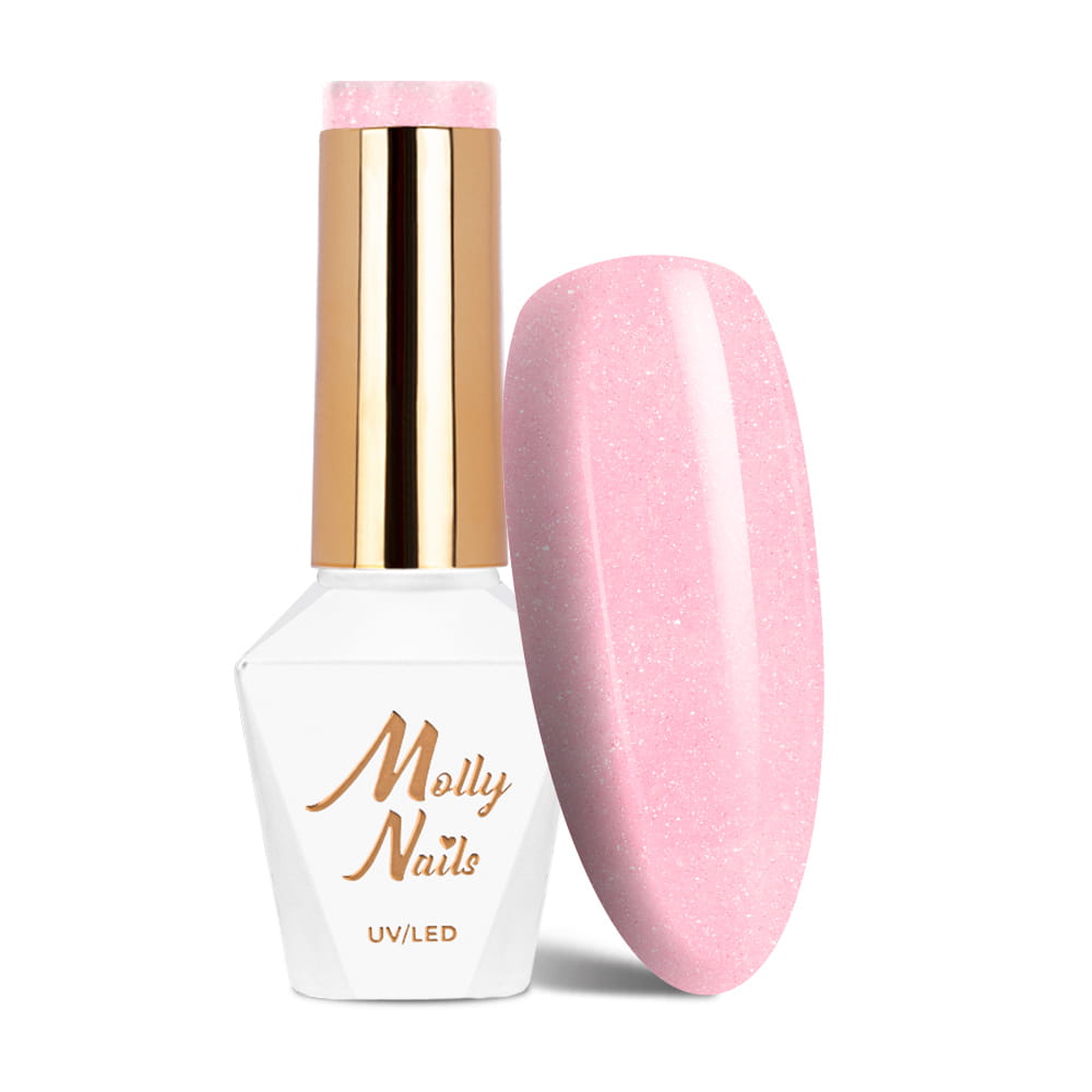 Lakier hybrydowy Molly Nails Wedding Yes, I Do Delicate Princess HEMA/Di-HEMA Free 8g Nr 24