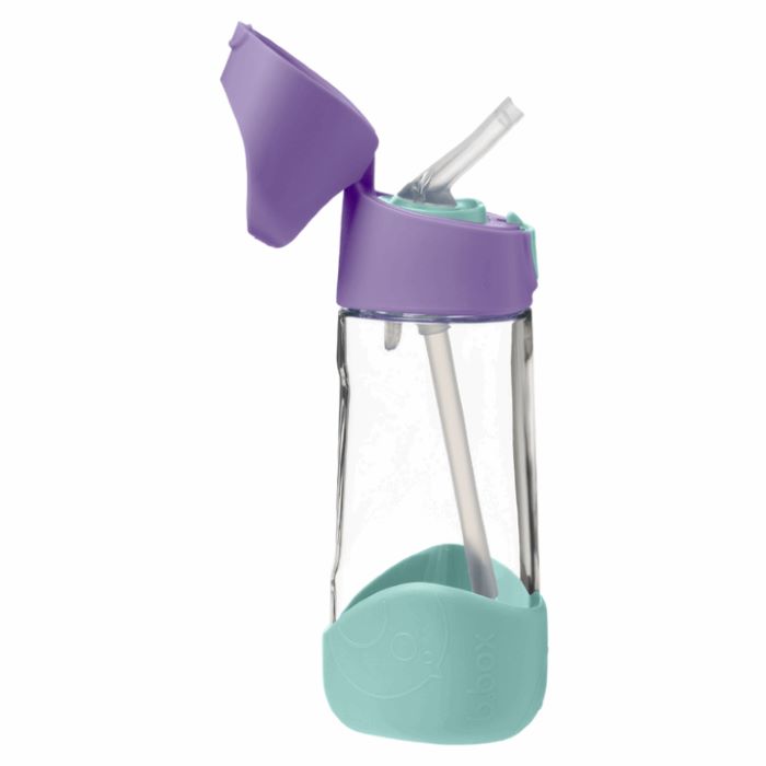 B.Box - Bidon tritanowy ze słomką 450 ml-Lilac Pop