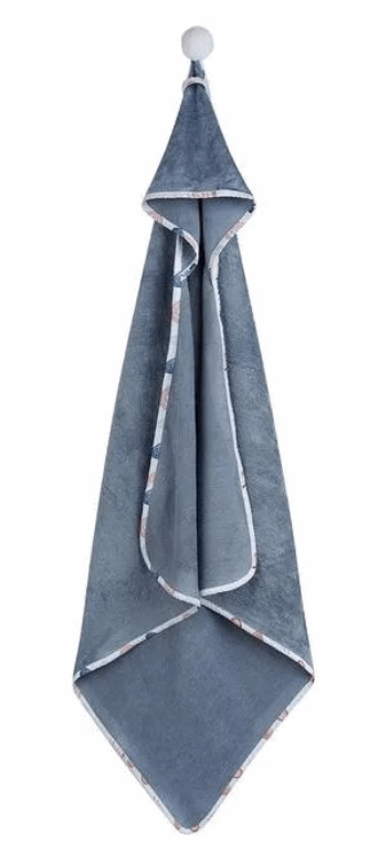 Szumisie, Ręcznik bambusowy 100 x 100 cm-Jeans
