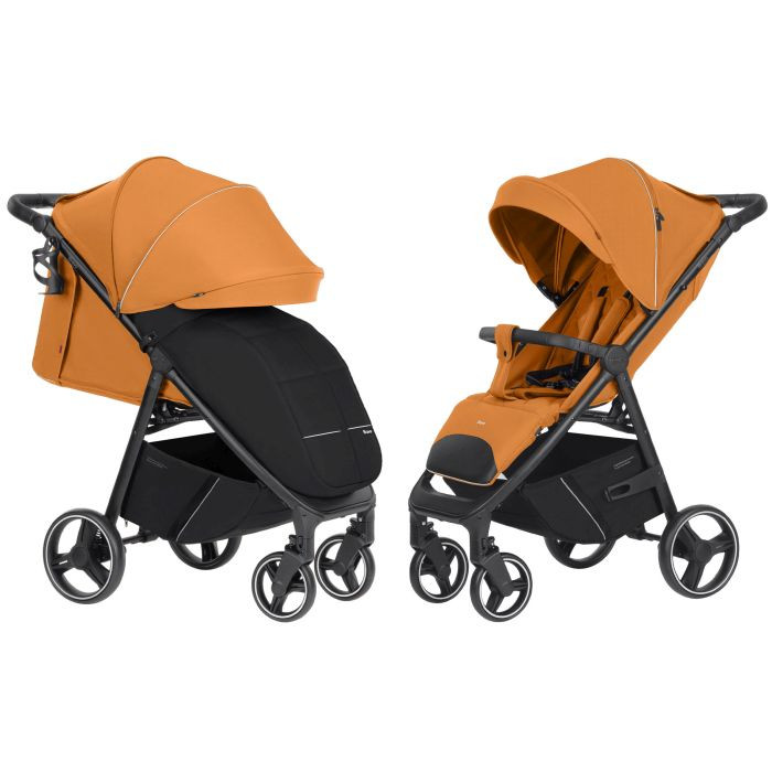 Carrello Bravo 2024 - dziecięcy wózek spacerowy-Amber Orange
