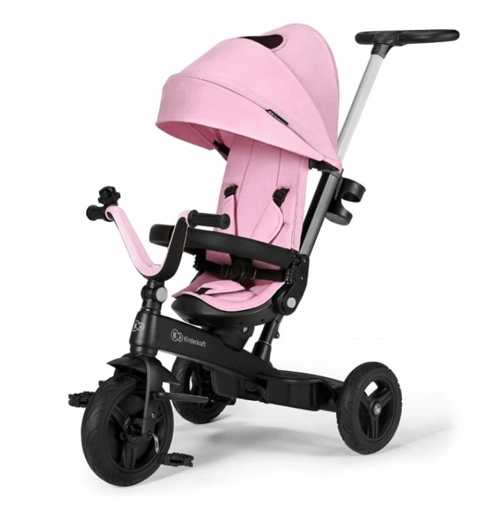 Kinderkraft Twipper - rowerek trójkołowy 5w1-Różowy