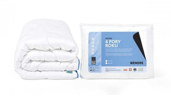 Kołdra uniwersalna na 4 pory roku 140x200 Wendre - wyrób medyczny.