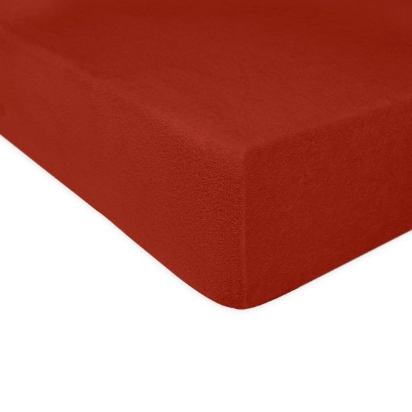 Grube Prześcieradło FROTTE 120x200 na gumkę wz. 023 bordowy
