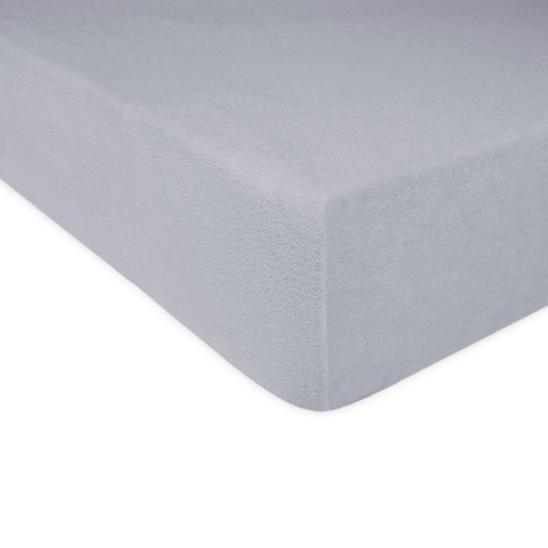 Grube Prześcieradło FROTTE z gumką do łóżeczka 70x140 wz. D024 popiel