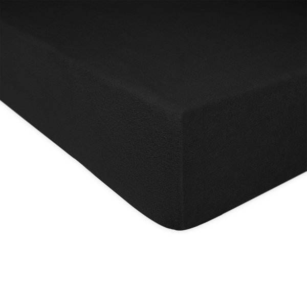 Grube Prześcieradło FROTTE 180x200 na gumkę wz. 027 czarny