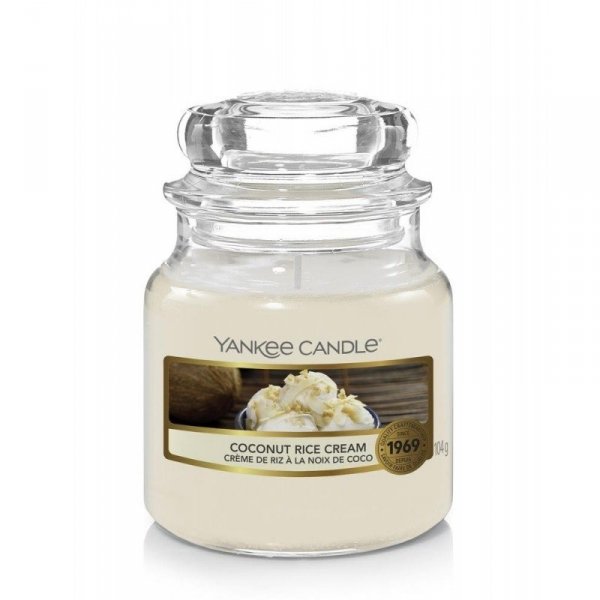 Świeca Yankee Candle Coconut Rice Cream - mały słoik