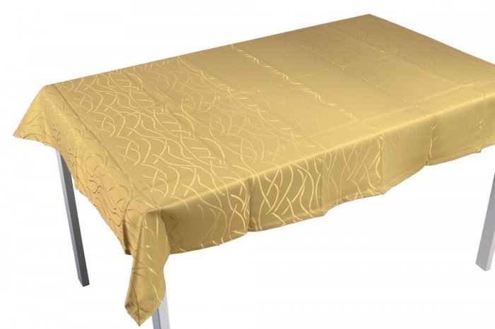 Obrus plamoodporny Jedeka 140x280 prostokat Kolor: Ecru