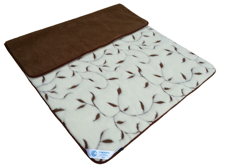 kołdra wełniana camel ciemny/kaszmir benjamin 140x200 (+-5cm)