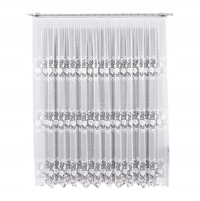 Biała firanka żakardowa 240x250cm FIRANY 017480