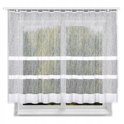 Firanka żakardowa biała 150x300 Wiktoria 018352