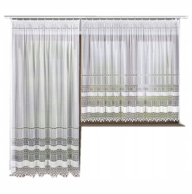 Firanka gotowa żakardowa 018669 250x200 cm z taśmą