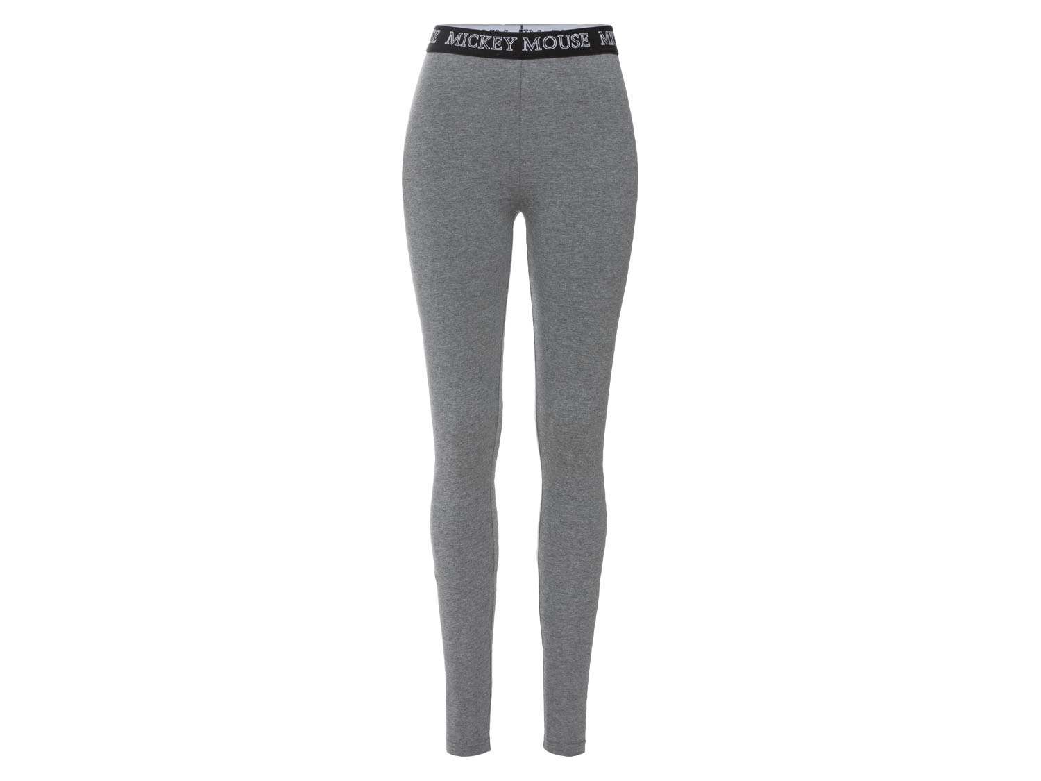 Legginsy damskie ze wzorem z bajki Myszka Miki, 1 para S 36/38, Szary