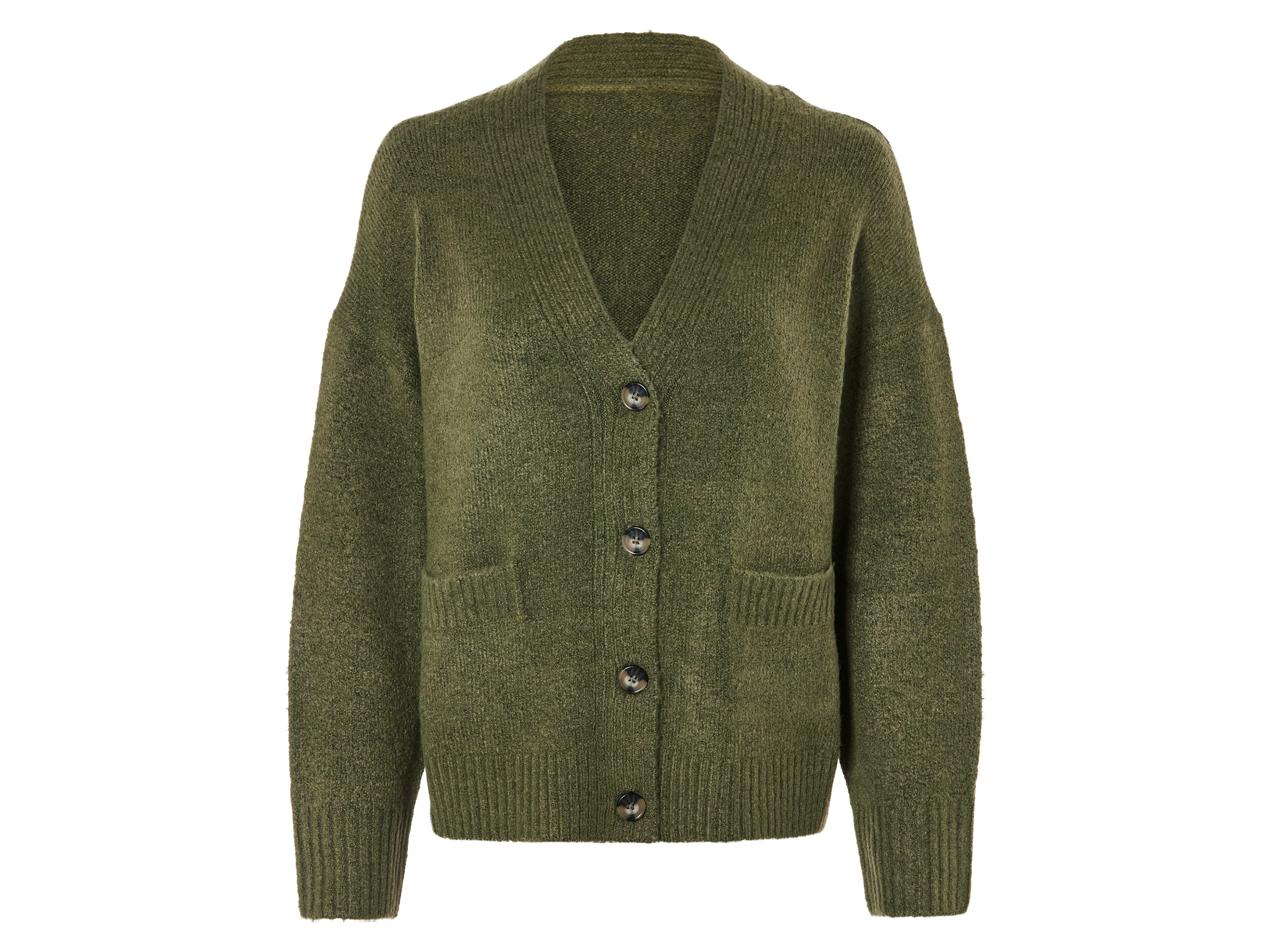 esmara Kardigan damski oversize Zielony, L 44-46