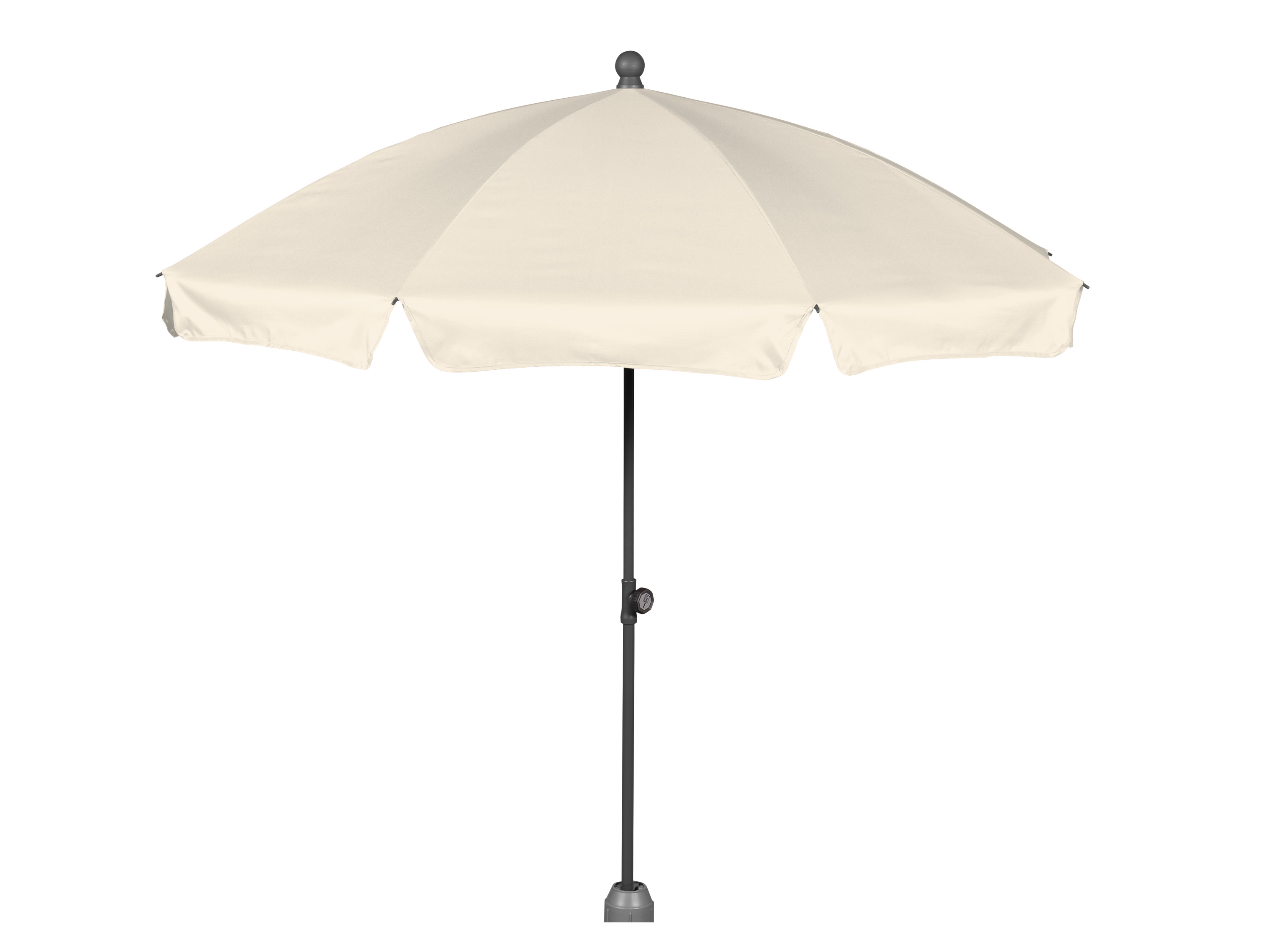 Livarno home Parasol ogrodowy, Ø 180 cm Beżowy