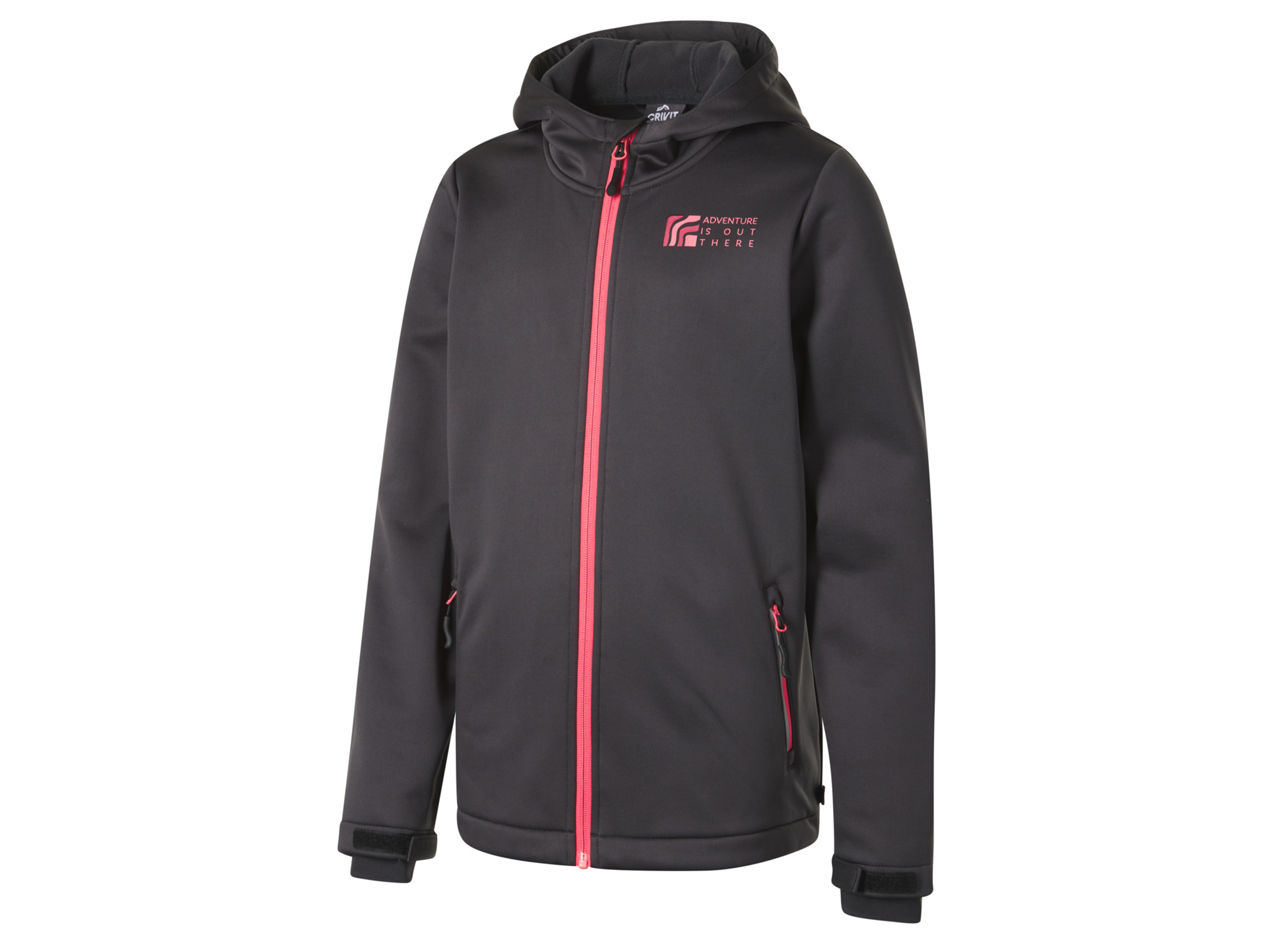 Crivit Kurtka softshell dziecięca 134/140, Ciemnoszary