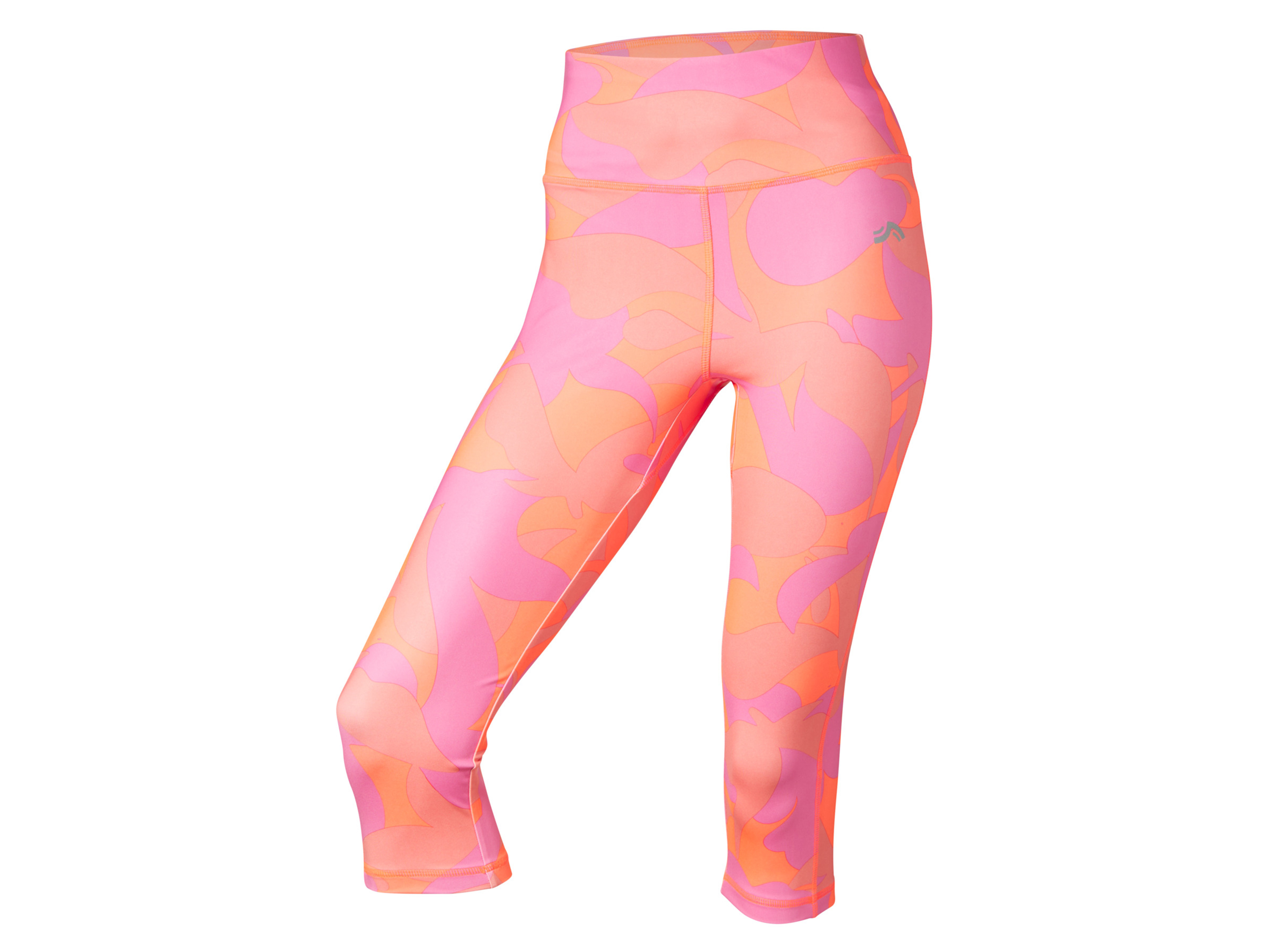 Crivit Legginsy capri funkcyjne damskie, z kieszenią na telefon komórkowy S 36/38, Kolorowy