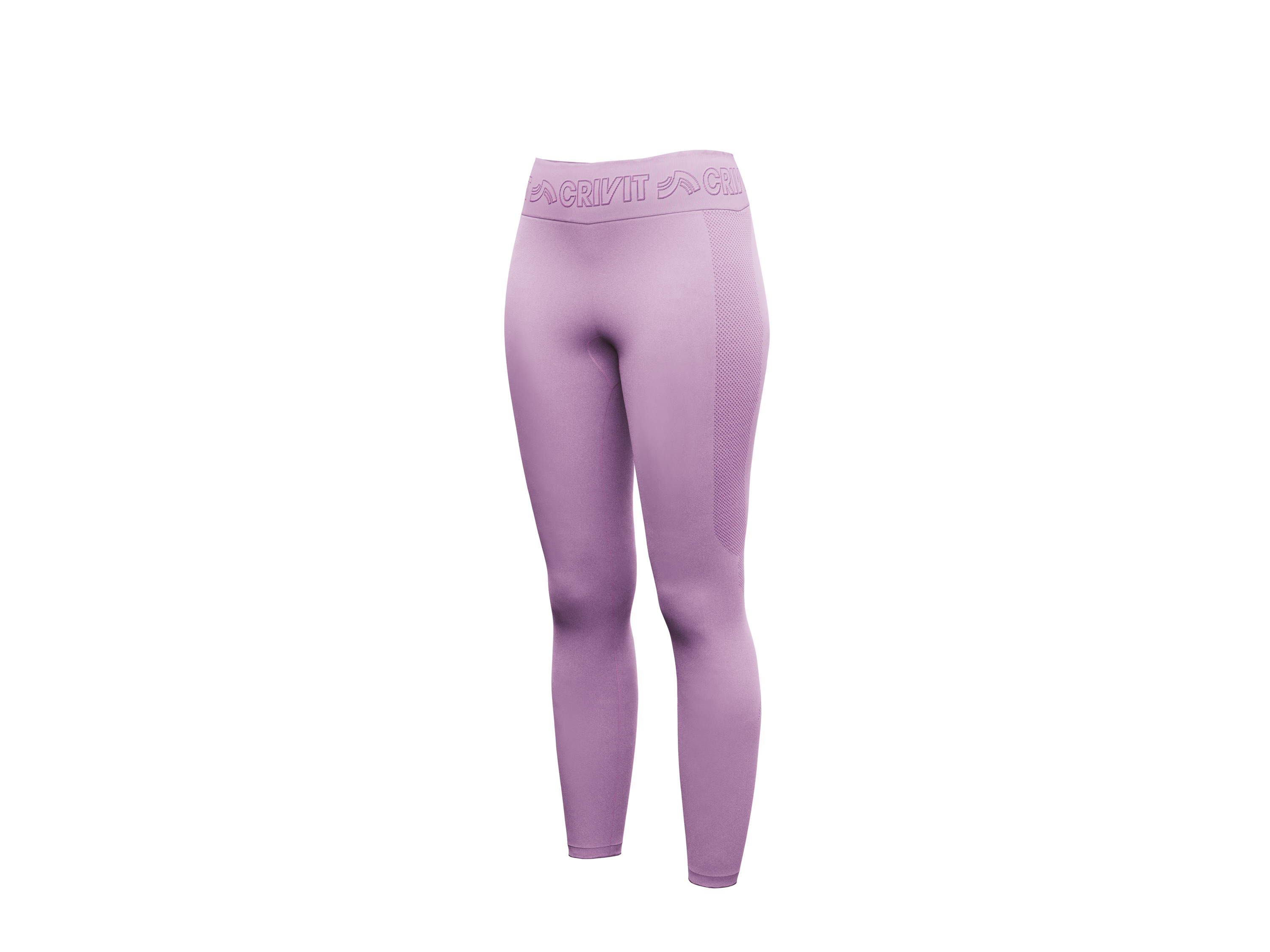 Crivit Legginsy damskie funkcyjne bez bocznych szwów Fioletowy, M 40/42
