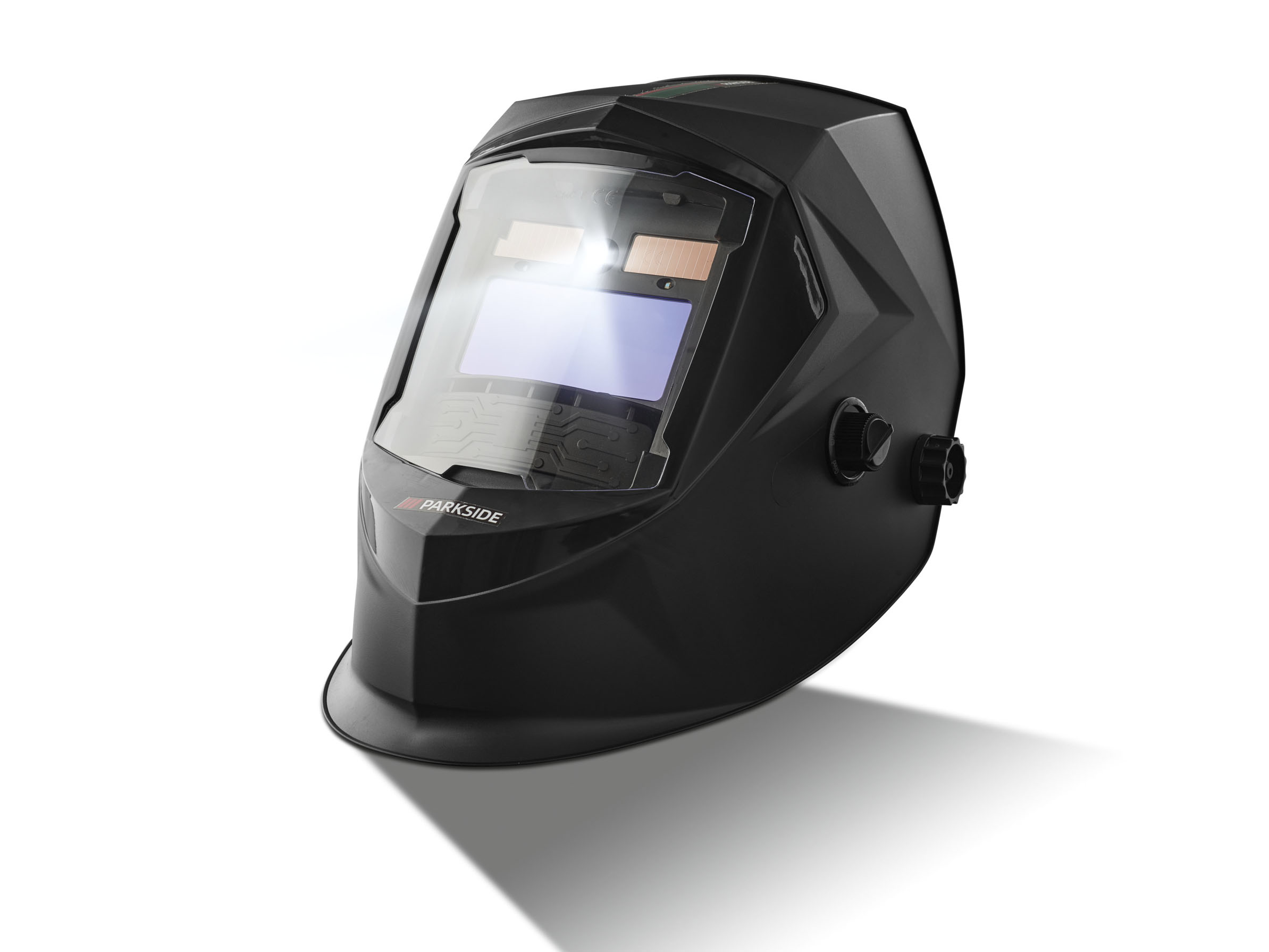 Parkside Automatyczna przyłbica spawalnicza Pshl 2 D1, z podświetleniem LED Czarny