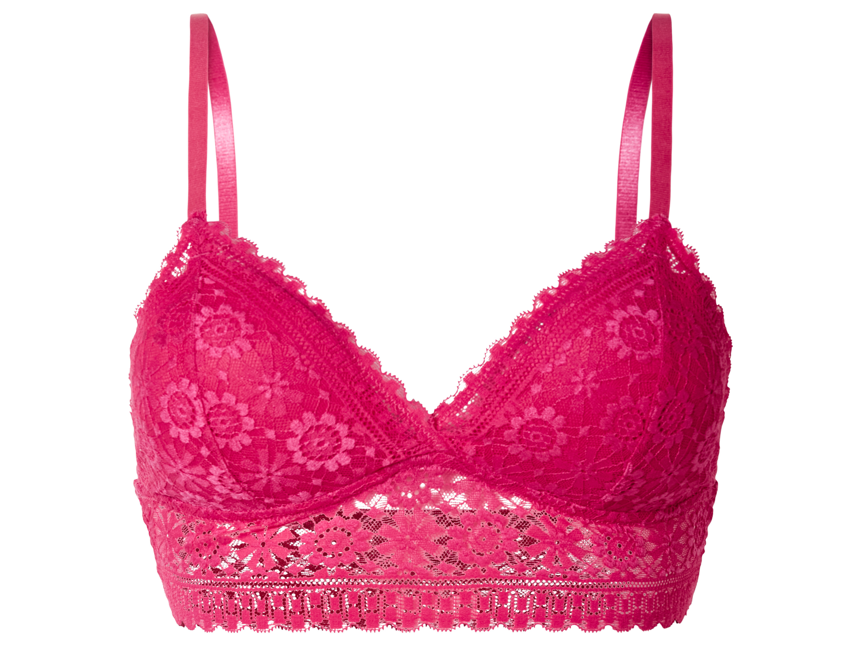 esmara Biustonosz typu bustier z koronką M 40/42, Różowy