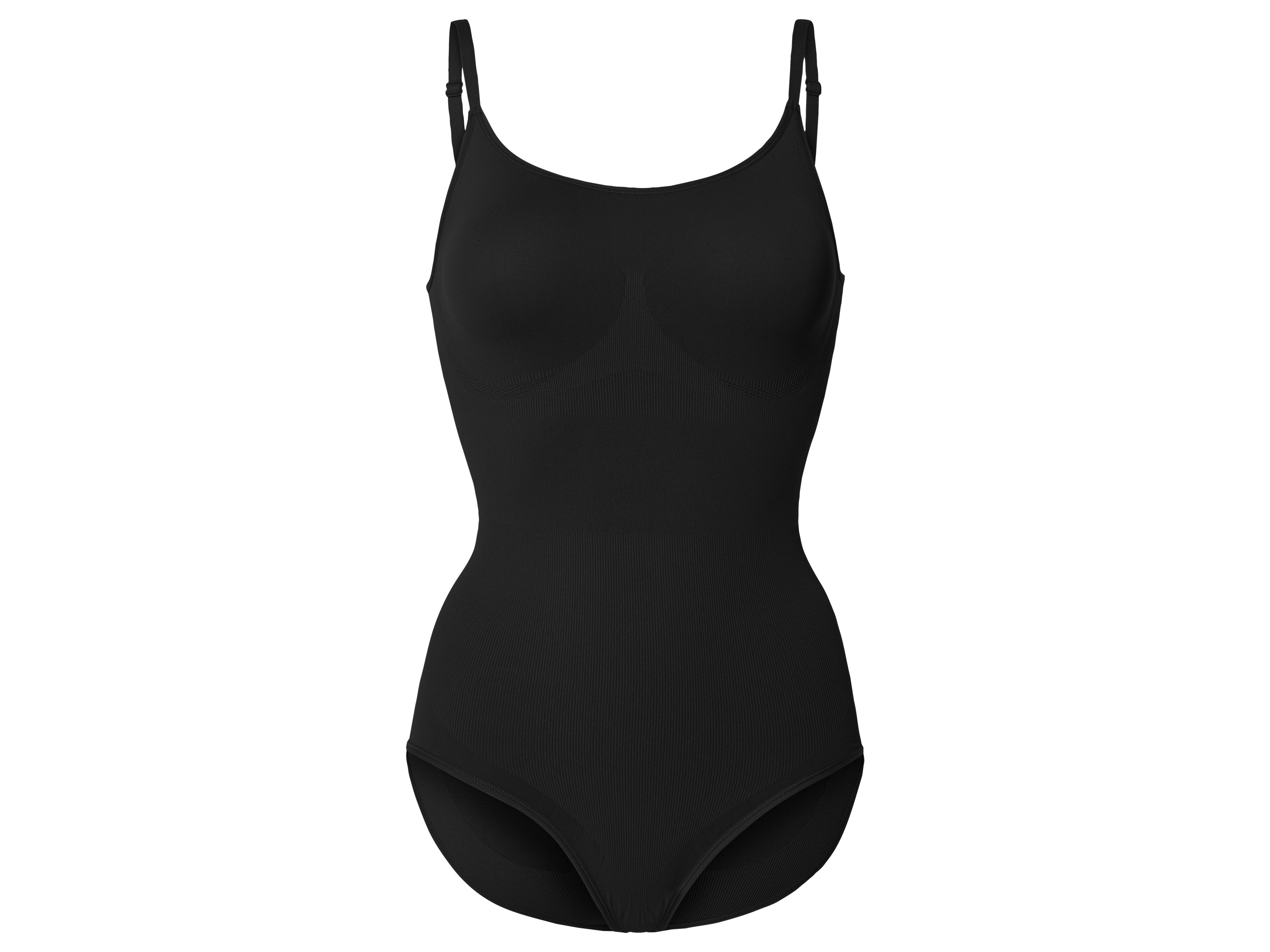 esmara Body damskie lekko modelujące, bezszwowe Czarny, S36/38