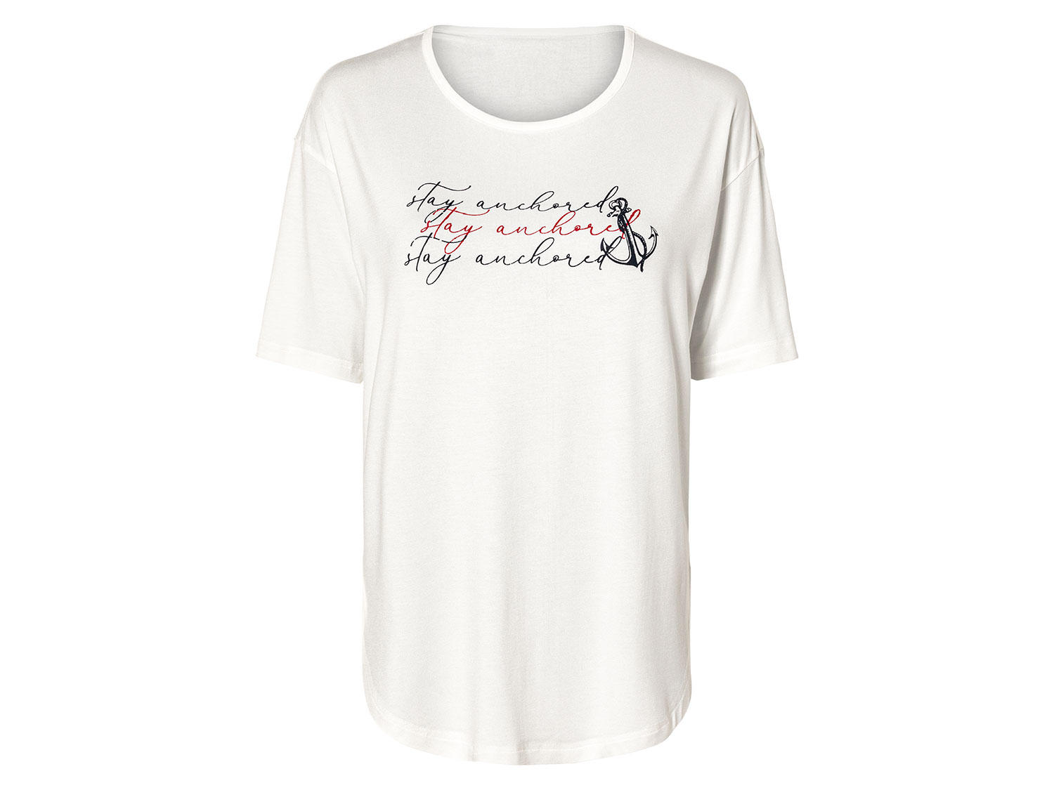 esmara T-shirt damski z wiskozą S 36/38, Biały