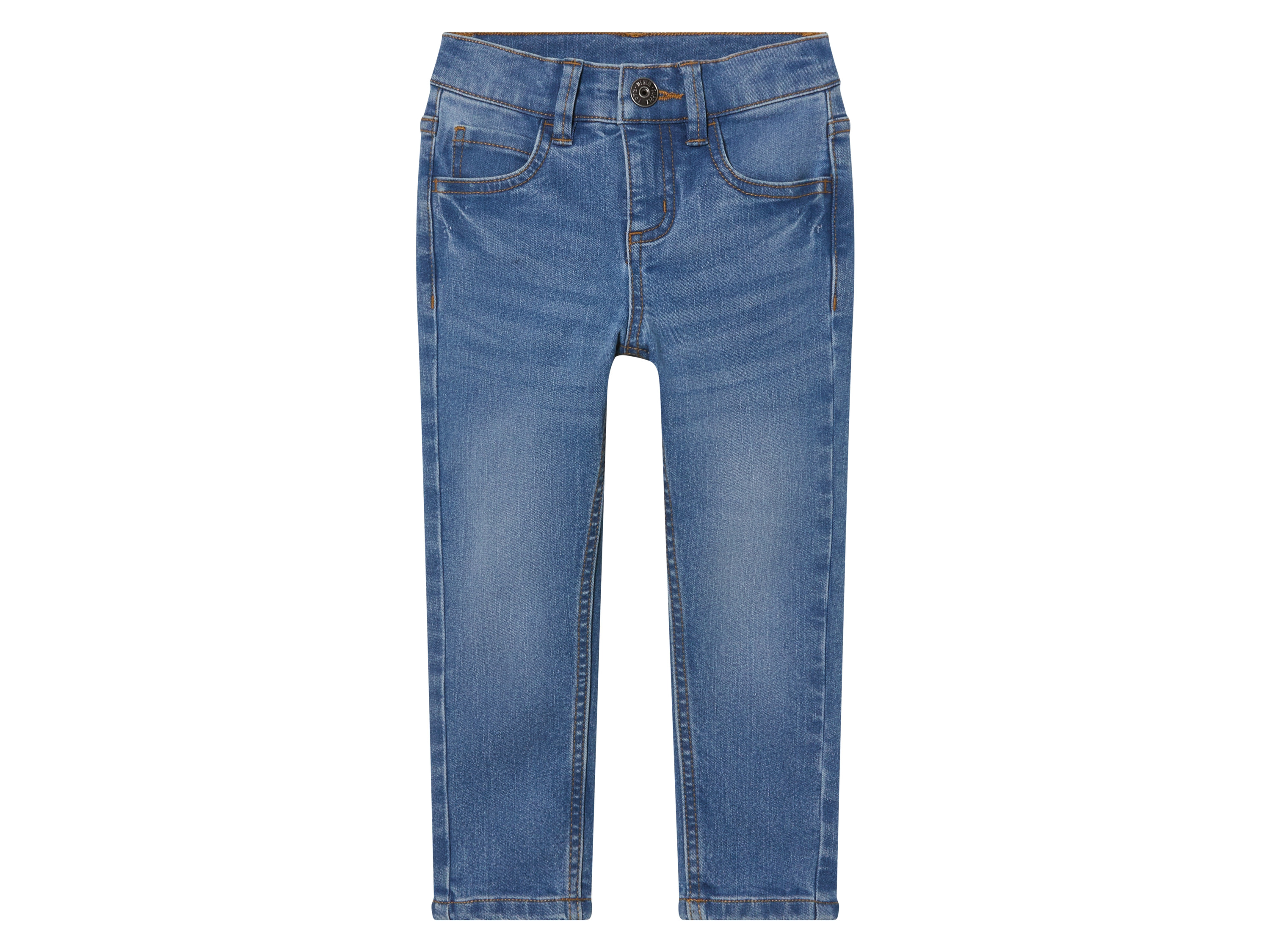 lupilu Jeansy dziecięce z bawełną, Slim Fit Jasnoniebieski, 104