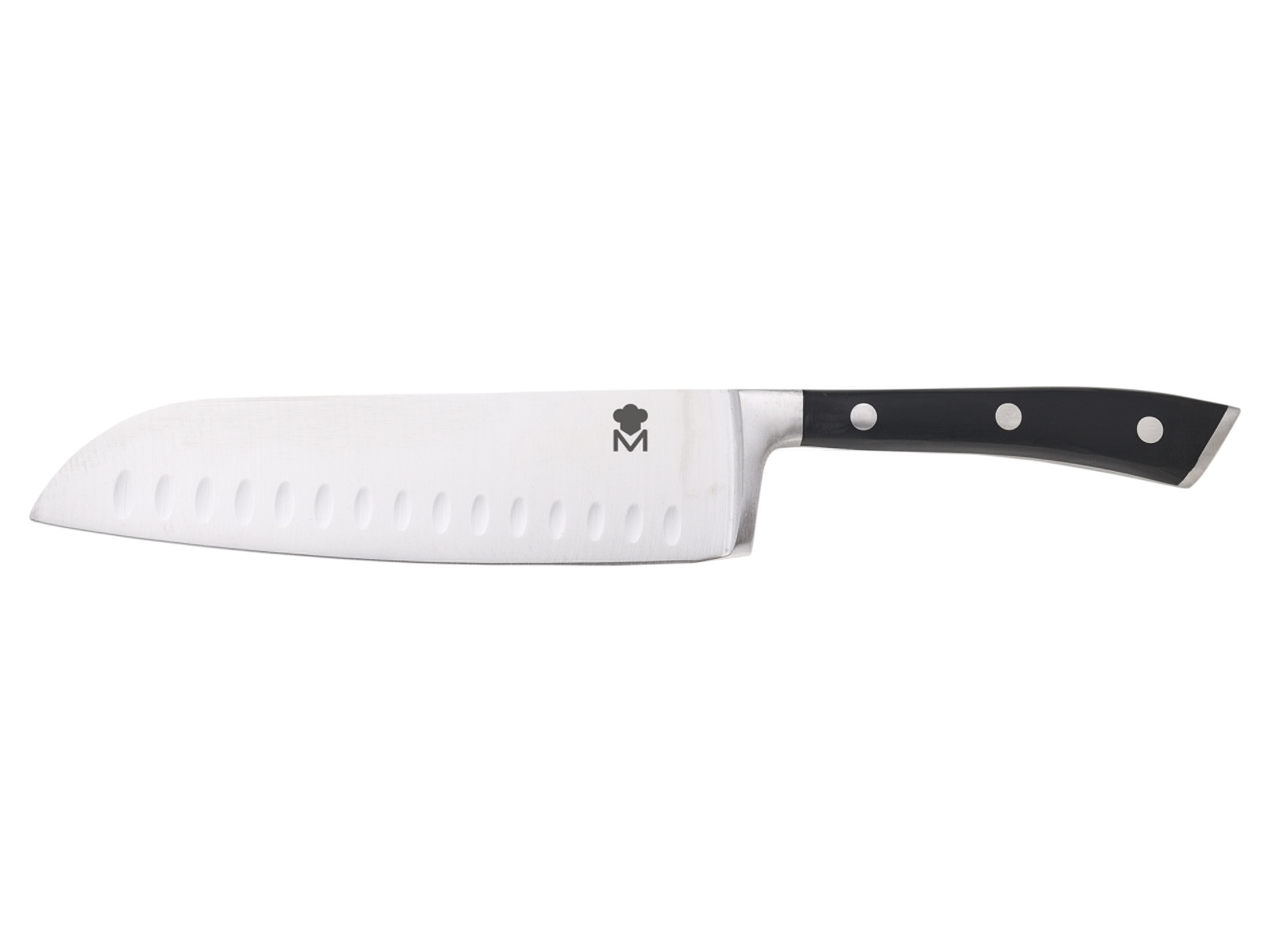 Masterpro Nóż kuchenny lub Tasak, 17,5 cm Nóż Santoku 17,5 cm