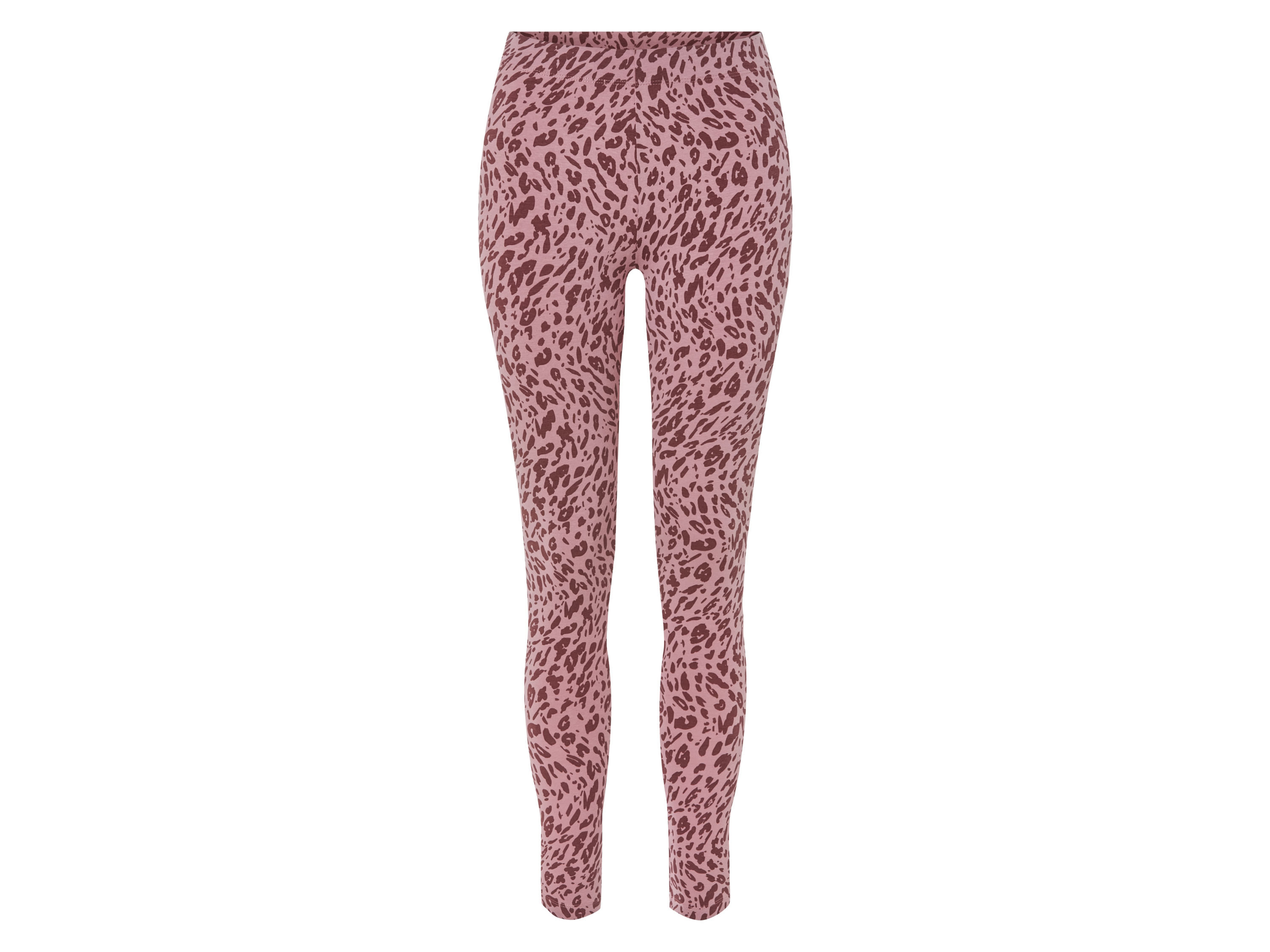 esmara Legginsy damskie z gumką w pasie Różowy/ we wzory, S 36-38