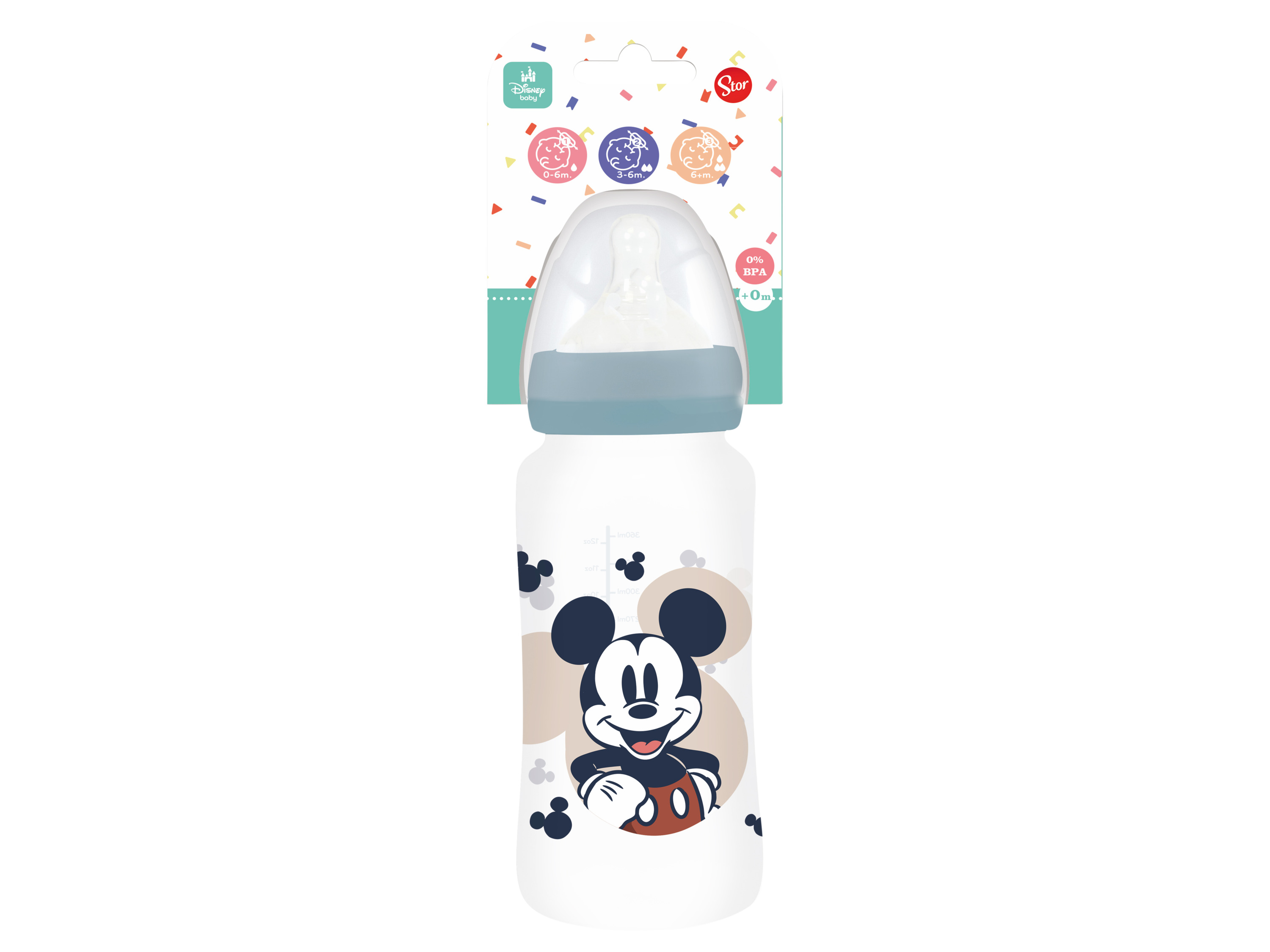 Zestaw naczyń dla niemowląt z postaciami Disneya Butelka/Mickey