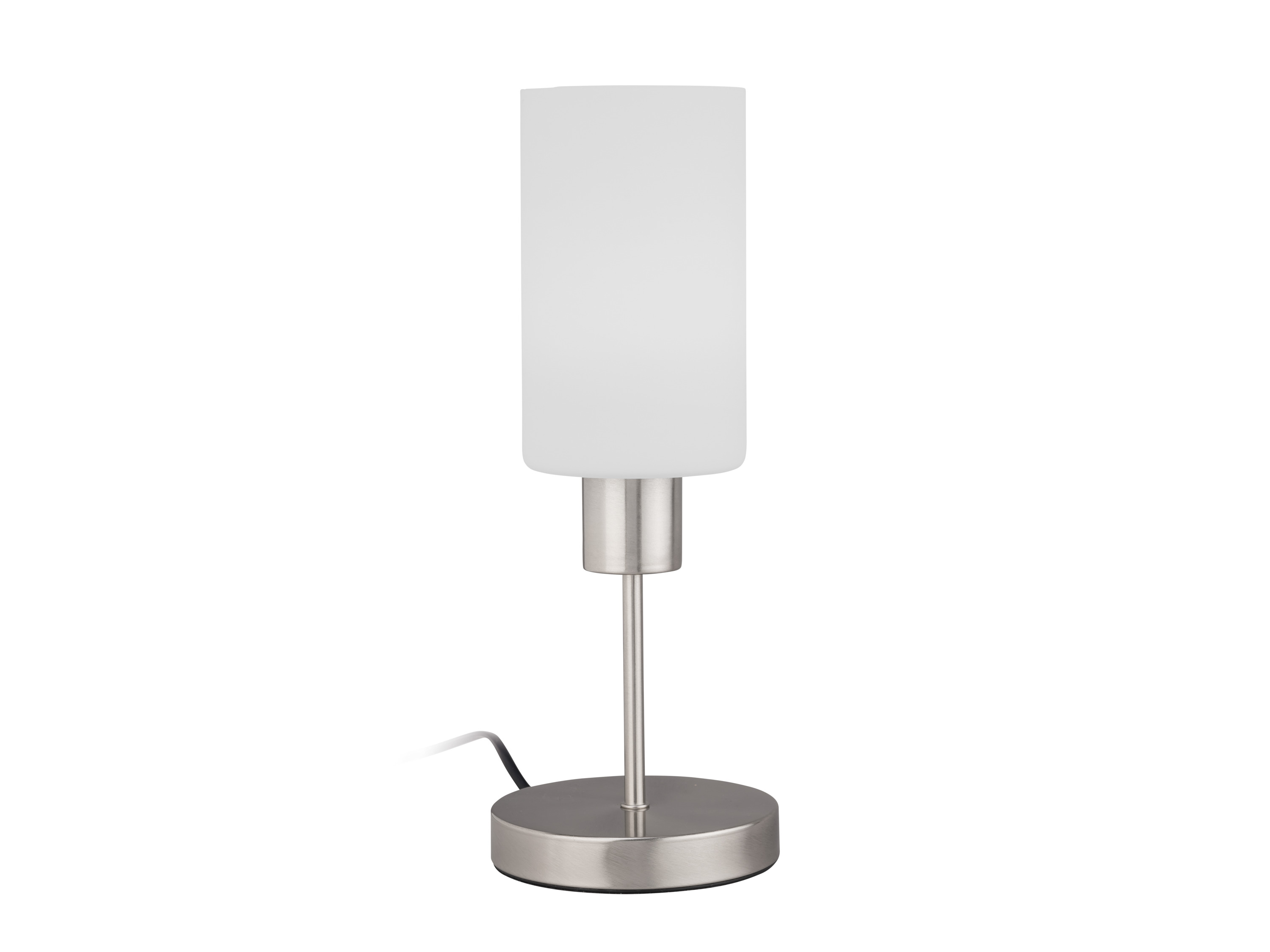 Livarno home Lampa stołowa LED z funkcją dotykową Wysokość 345mm Białe szkło