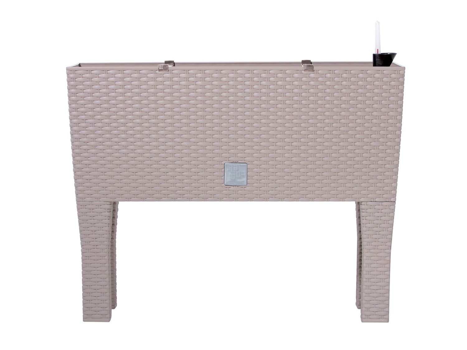 Prosperplast Donica do kwiatów Rato Case High, z systemem nawadniania 80 x 62 x 33 cm szer. x wys. x gł., Mocca