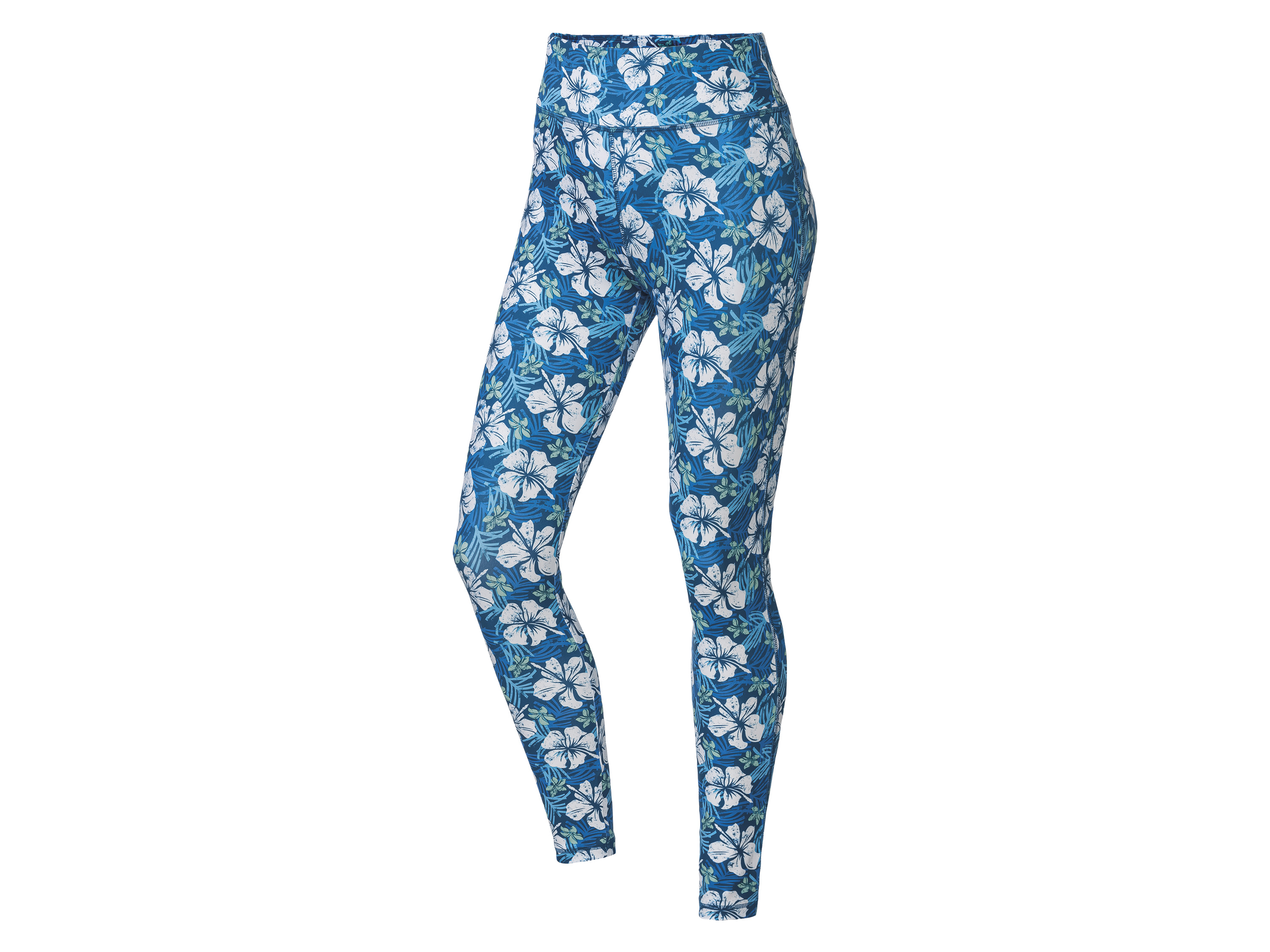 Mistral Legginsy funkcyjne damskie, długość do kostki XS 32/34, Niebieski