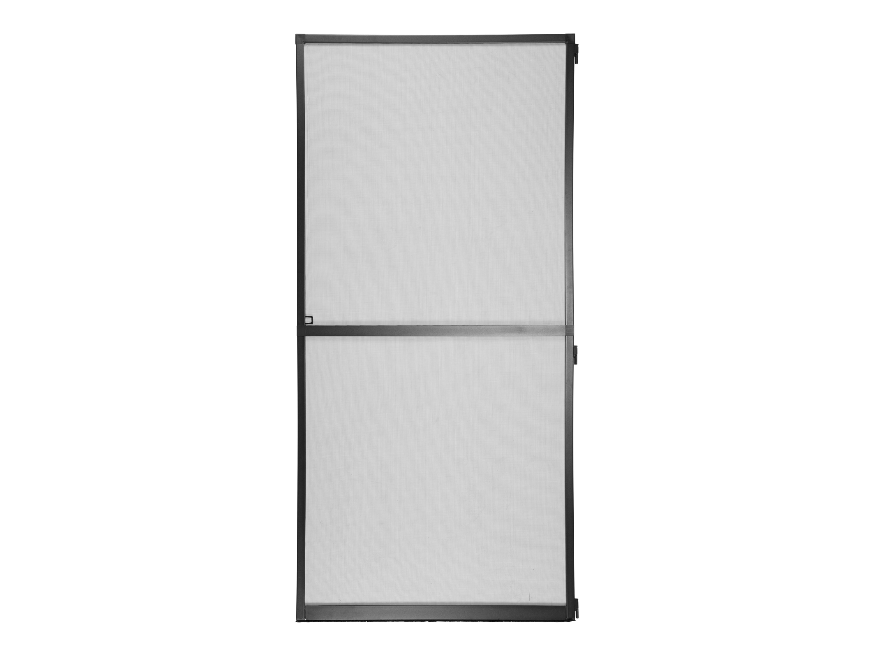 Livarno home Aluminiowe drzwi z moskitierą, 100 x 210 cm Antracytowy