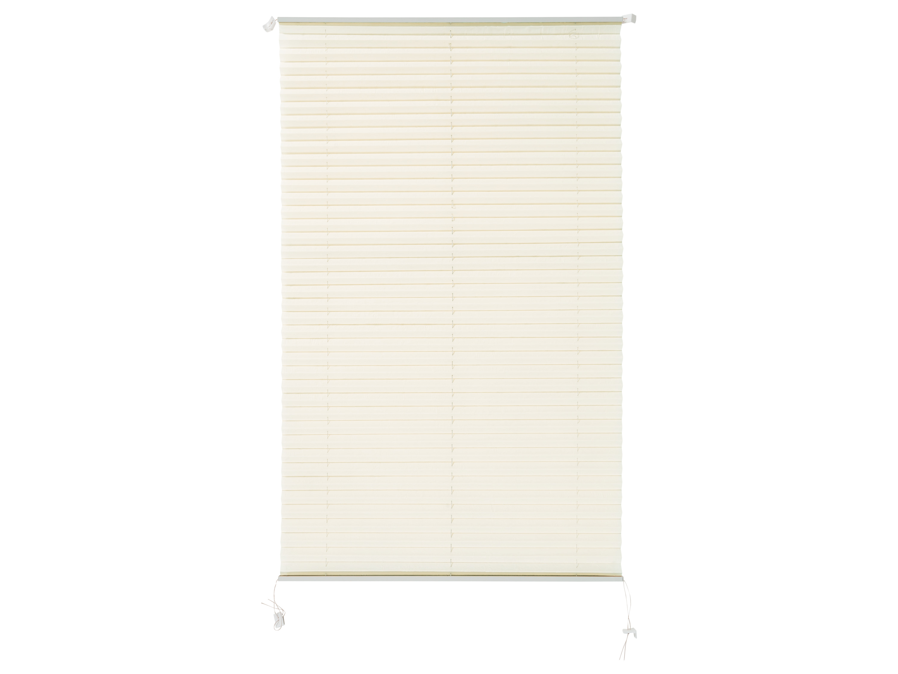 Livarno home Roleta plisowana na okno, 75 x 130 cm Kremowy